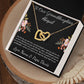 Interlocking Hearts Necklace “To Our Granddaughter [Name]”
