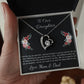Forever Love Heart Necklace "To Our Daughter”