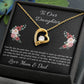 Forever Love Heart Necklace "To Our Daughter”