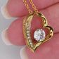 Forever Love Heart Necklace "To Our Daughter”